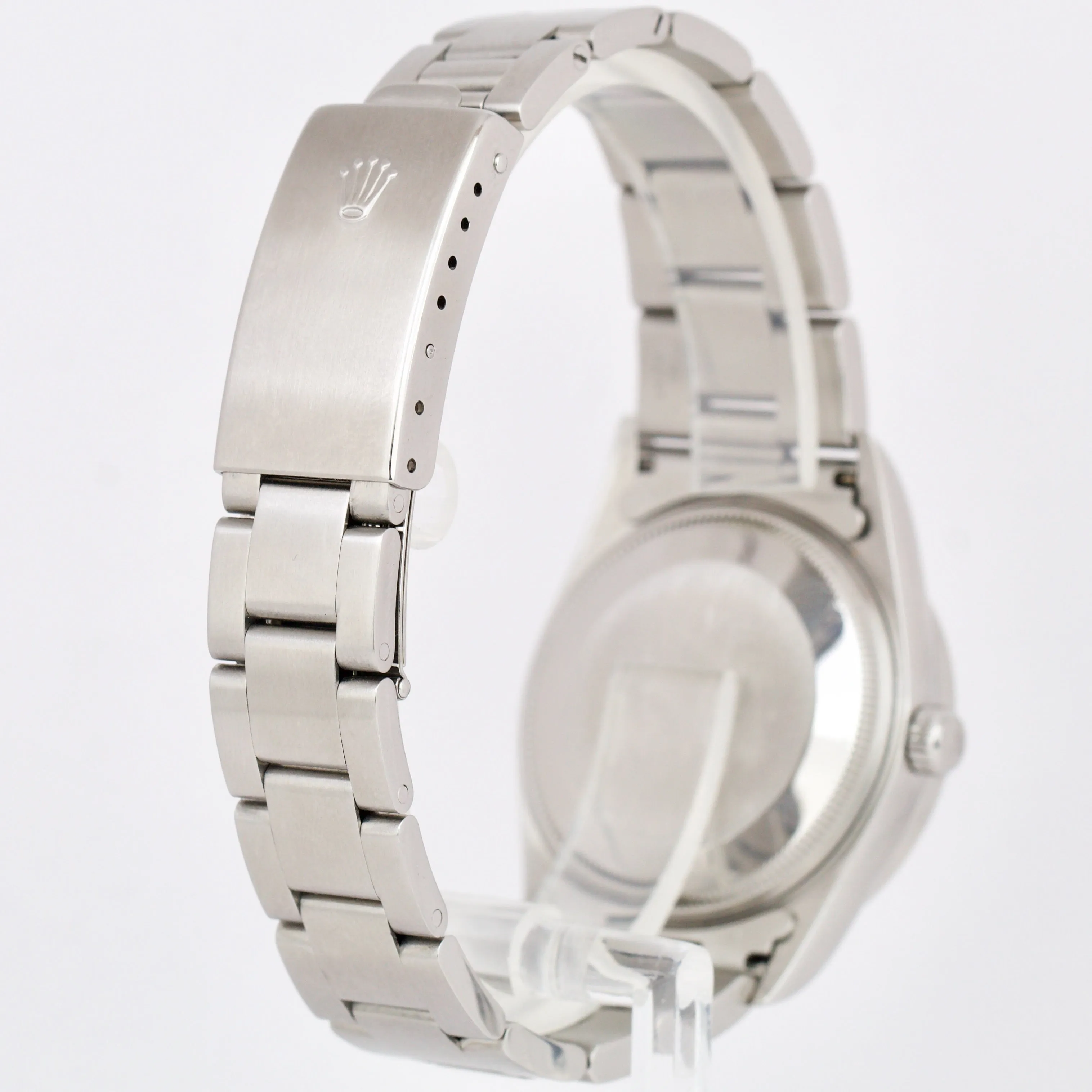 Rolex Oyster Perpetual Air-King Blue 14010M Stainless Steel NO-HOLES 34mm Watch