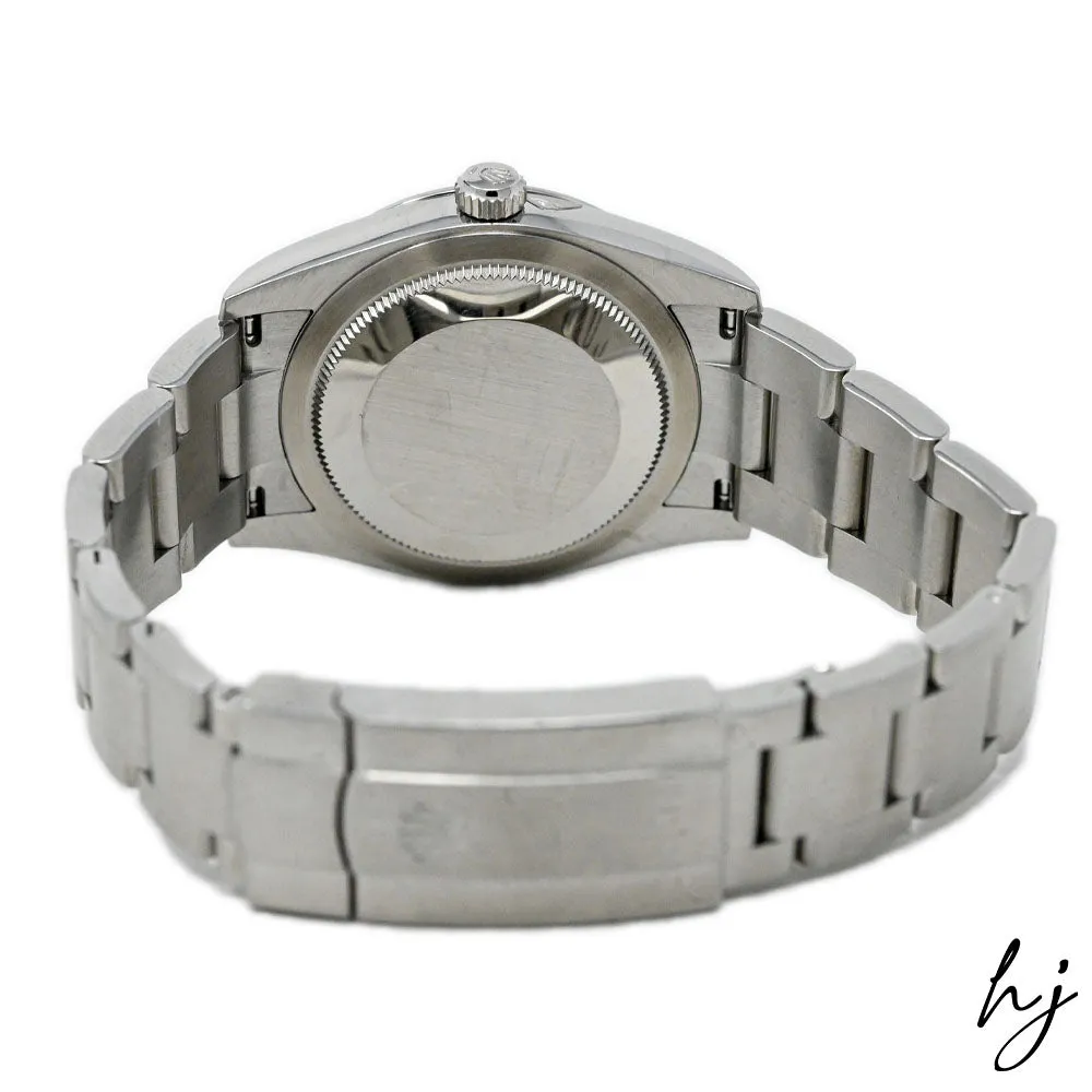 Rolex Oyster Perpetual Stainless Steel 34mm Pink Stick Dial Watch Reference #: 124200