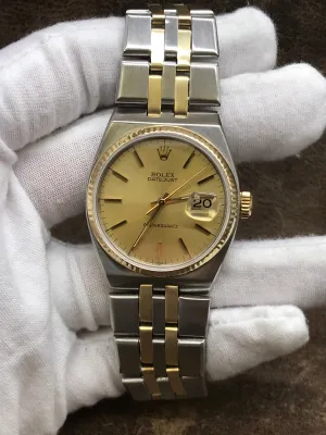Rolex Oysterquartz 17013 Champagne Dial Quartz Watch