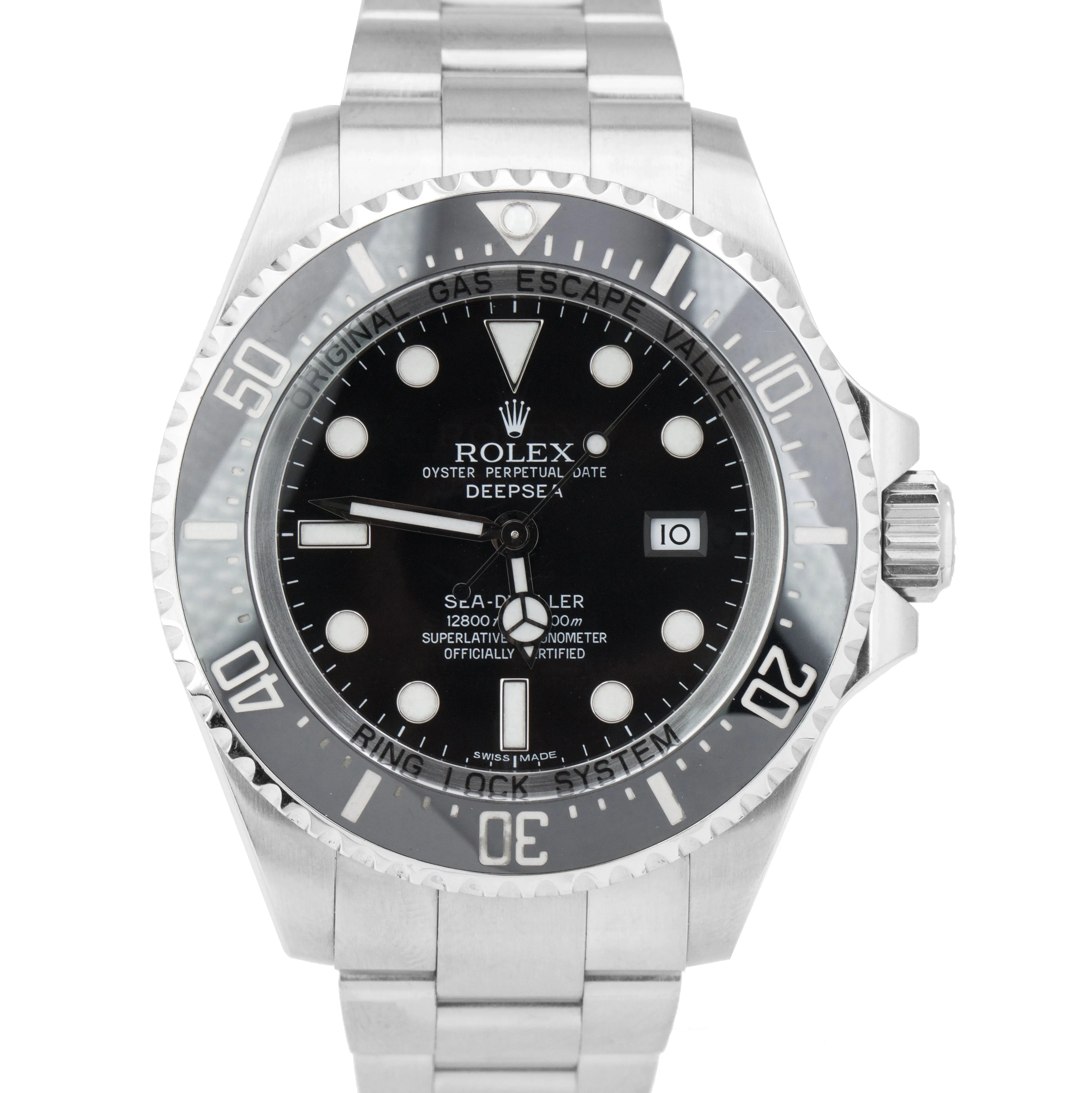 Rolex Sea-Dweller Deepsea Stainless Steel 44mm Black Date Dive Watch 116660 BOX