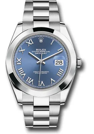 Rolex Steel Datejust 41 Watch 126300 blro Pre Owned 2020