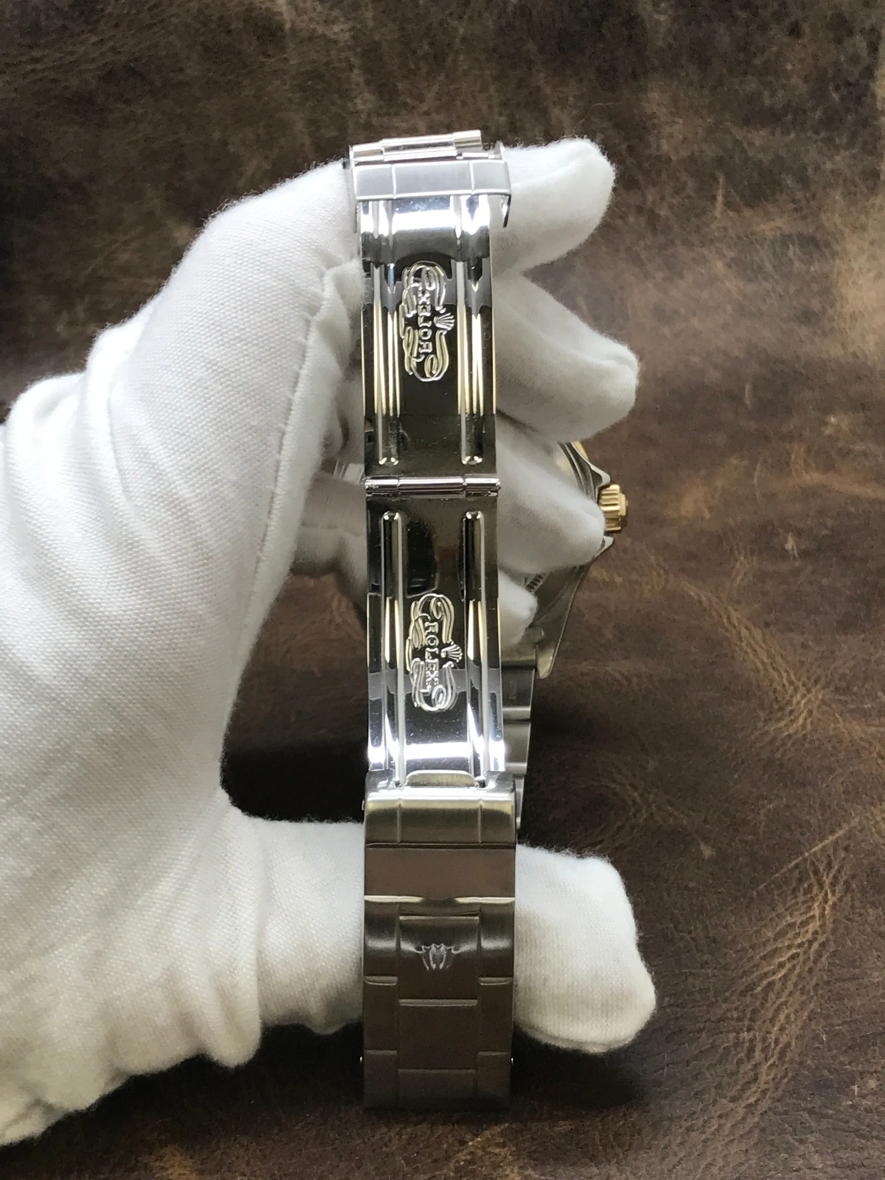 Rolex Submariner Date 16613 Custom Blue Dial Automatic Men's Watch