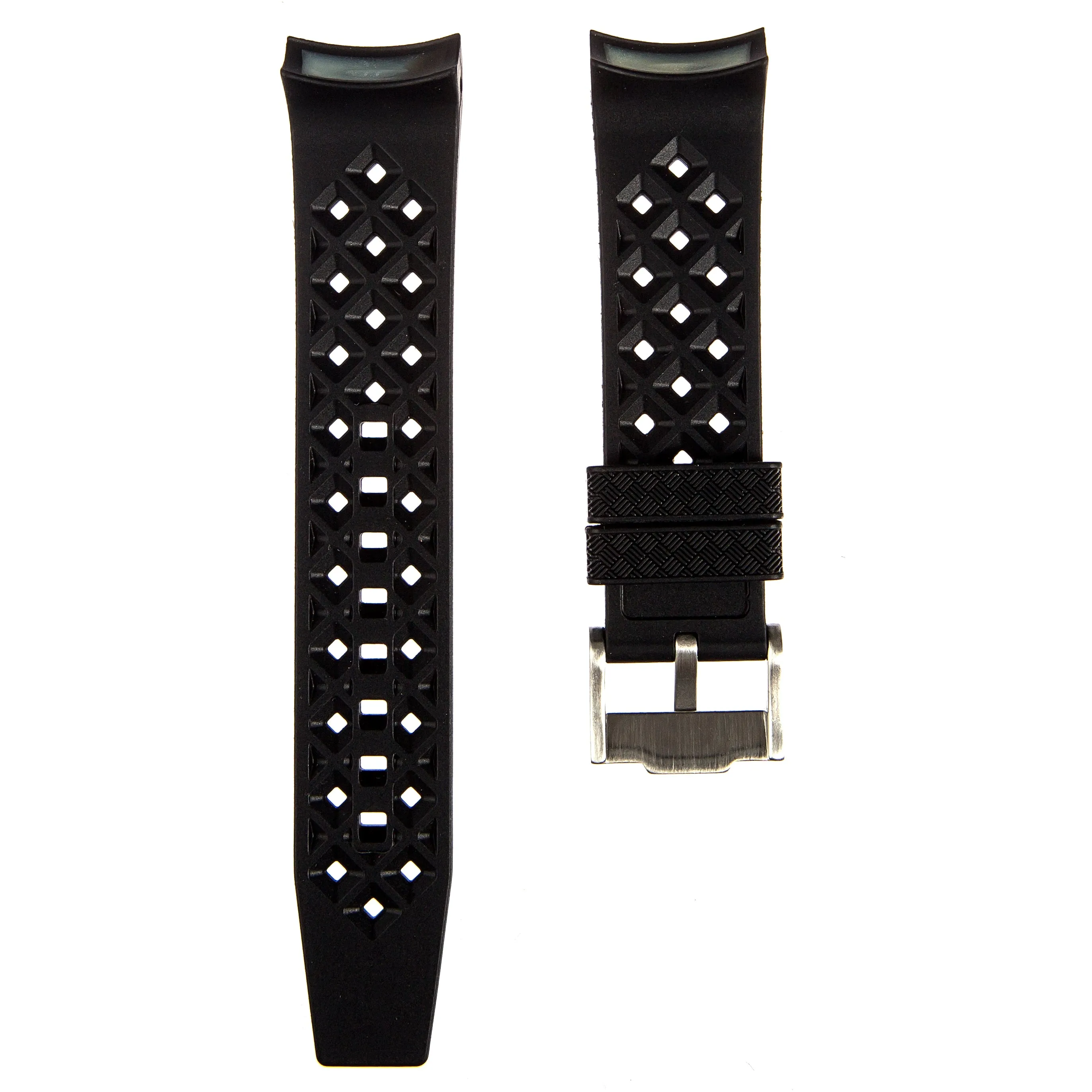 Rubber Strap for Blancpain X Swatch Atlantic Ocean - Dark Grey (2415)