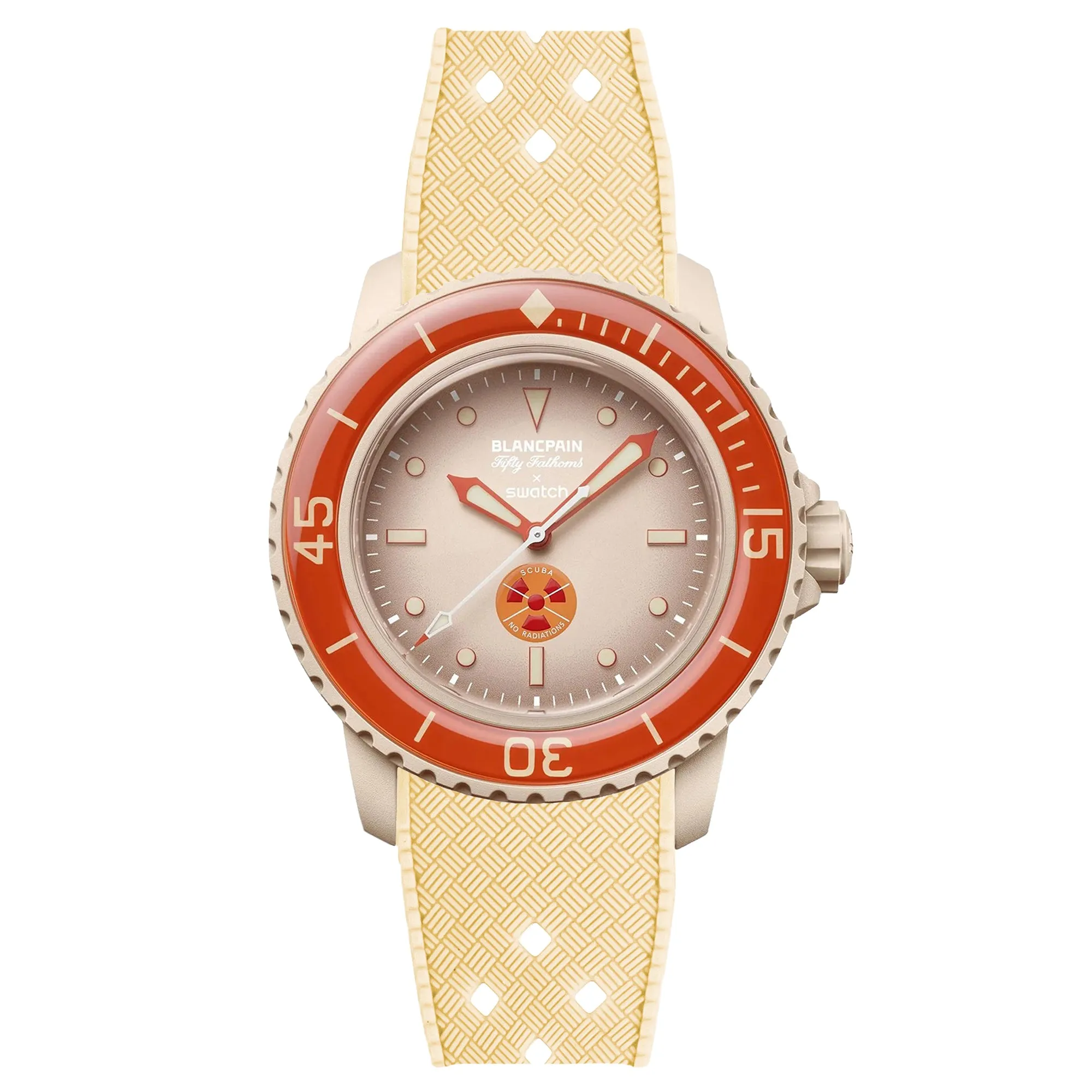 Rubber Strap for Blancpain X Swatch Atlantic Ocean - Dark Grey (2415)
