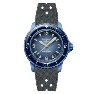 Rubber Strap for Blancpain X Swatch Atlantic Ocean - Dark Grey (2415)