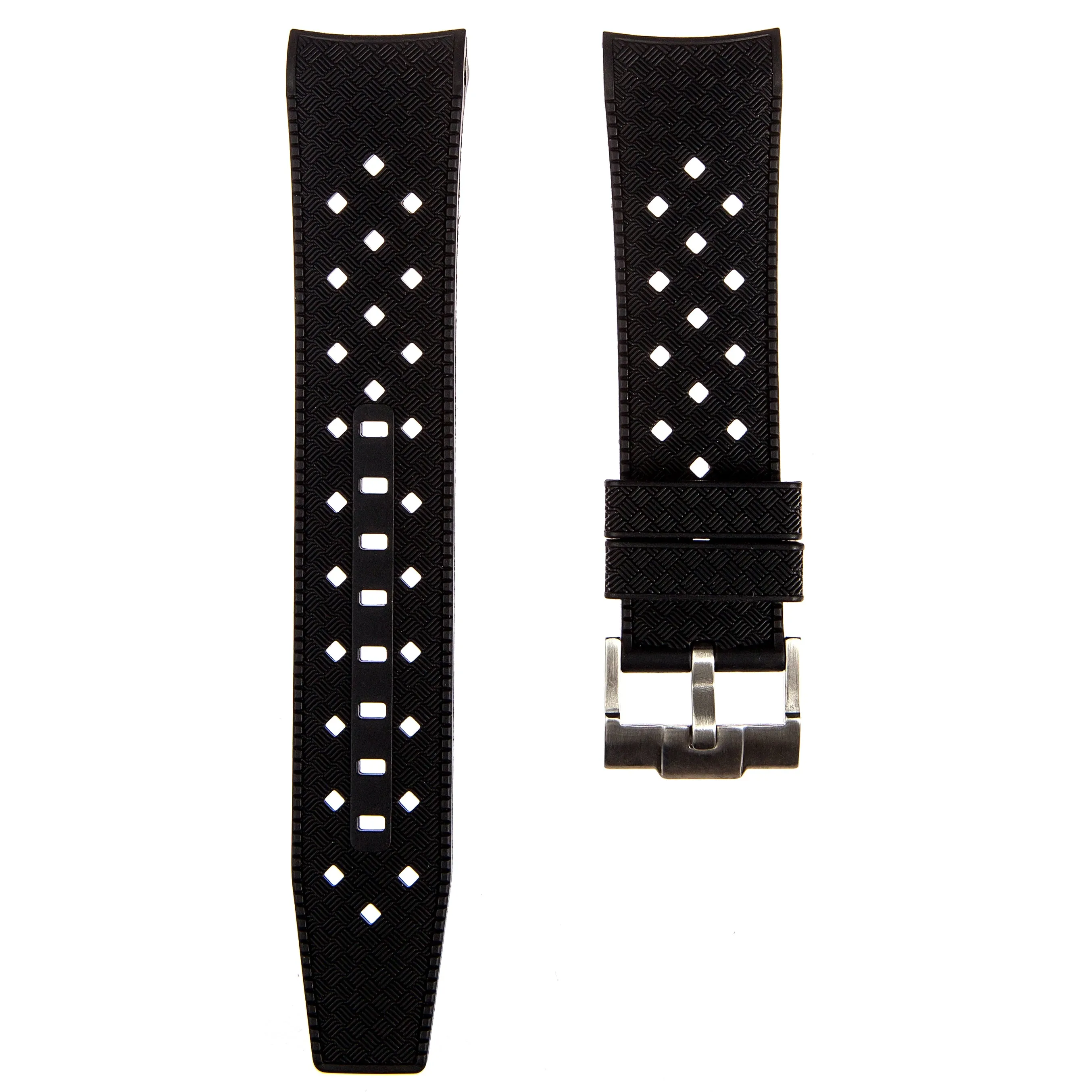 Rubber Strap for Blancpain X Swatch Atlantic Ocean - Dark Grey (2415)
