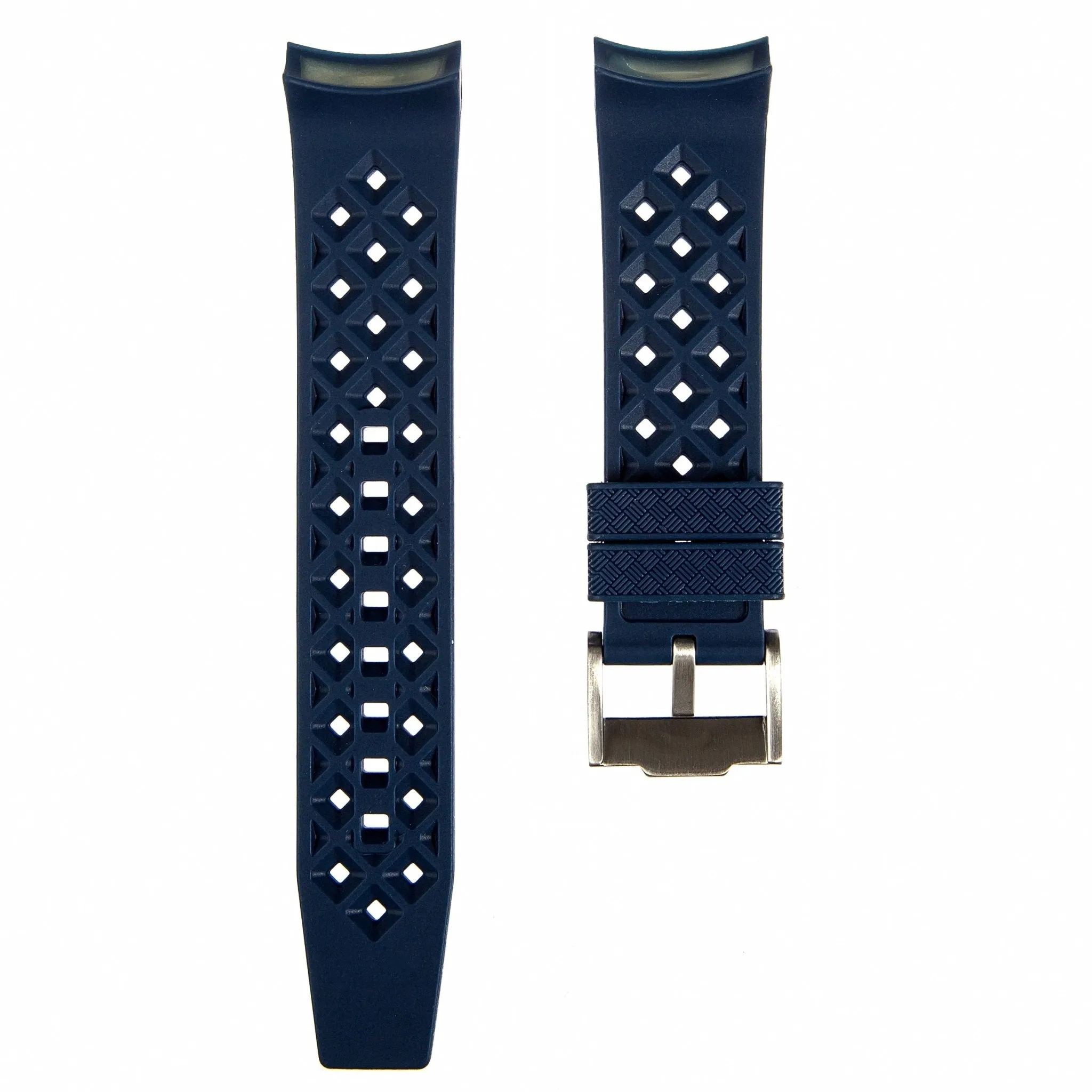 Rubber Strap for Blancpain X Swatch The Ocean Of Storms - Dark Grey (2415)