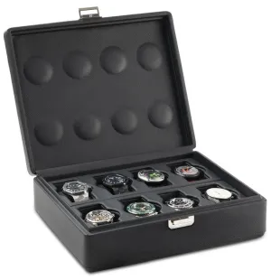 Scatola del Tempo Watch Case Valigetta 8 Black