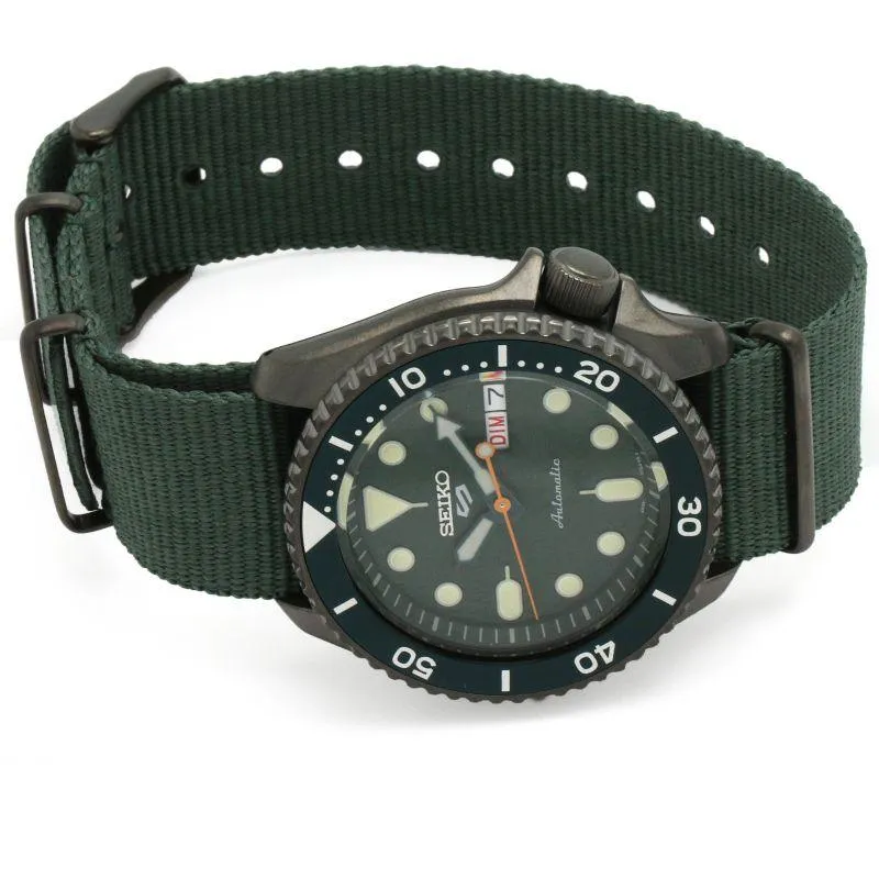 Seiko 5 Sports Automatic Green Dial Men's Watch SRPD77K1