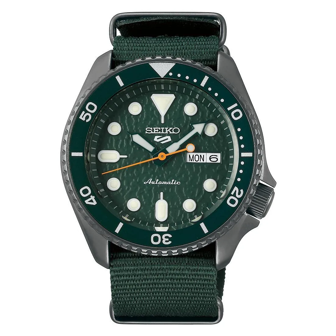 Seiko 5 Sports Automatic Green Dial Men's Watch SRPD77K1