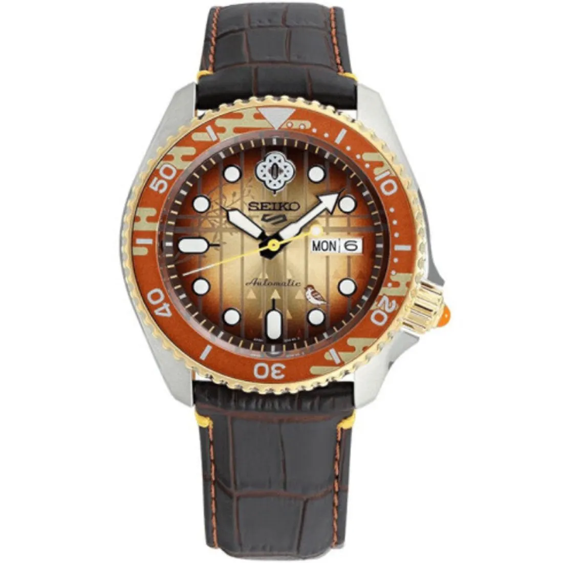 Seiko 5 Sports Demon Slayer SRPJ24K1 SRPJ24 Zenitsu Agatsuma Limited Edition Watch