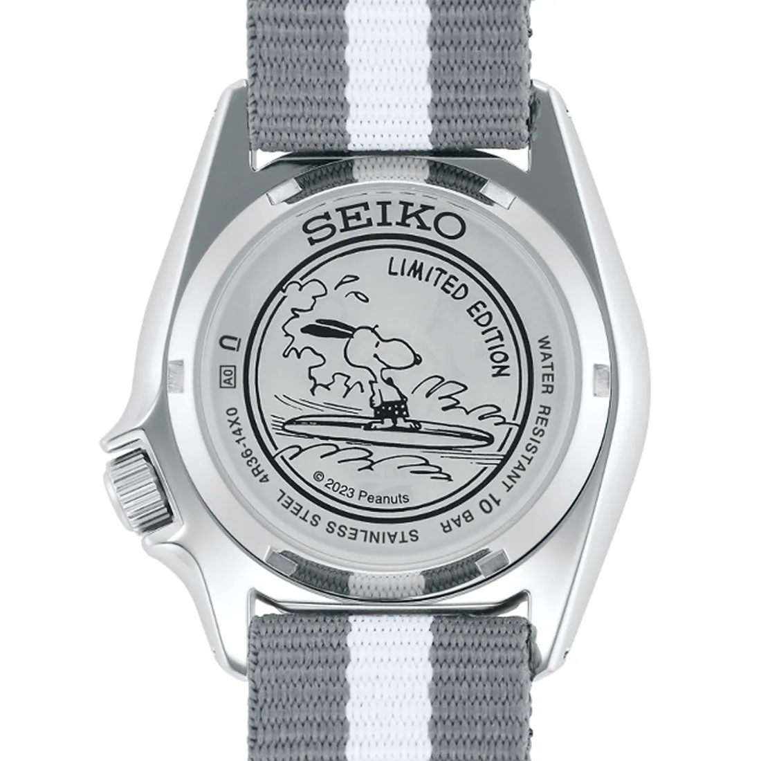 Seiko 5 Sports Peanuts Surfboard Limited Edition Watch SRPK25K1 SRPK25K SRPK25