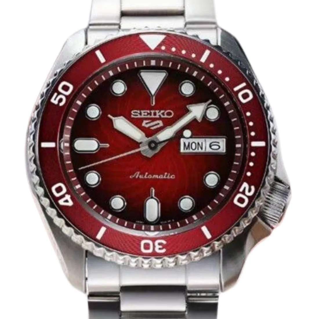 Seiko 5 Sports SRPK63K1 SRPK63 SRPK63 Automatic Red Dial Watch