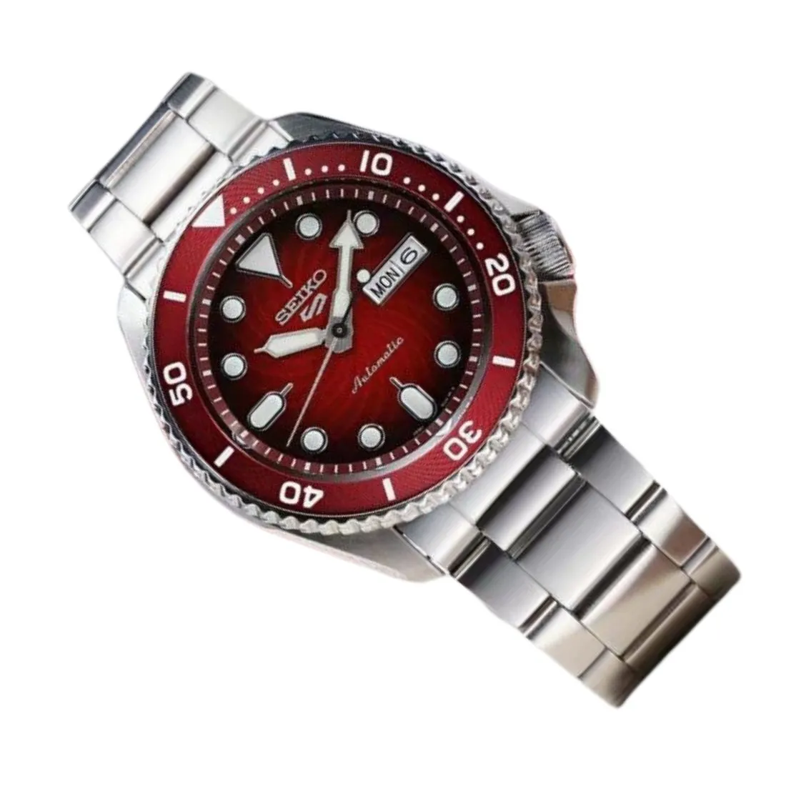 Seiko 5 Sports SRPK63K1 SRPK63 SRPK63 Automatic Red Dial Watch