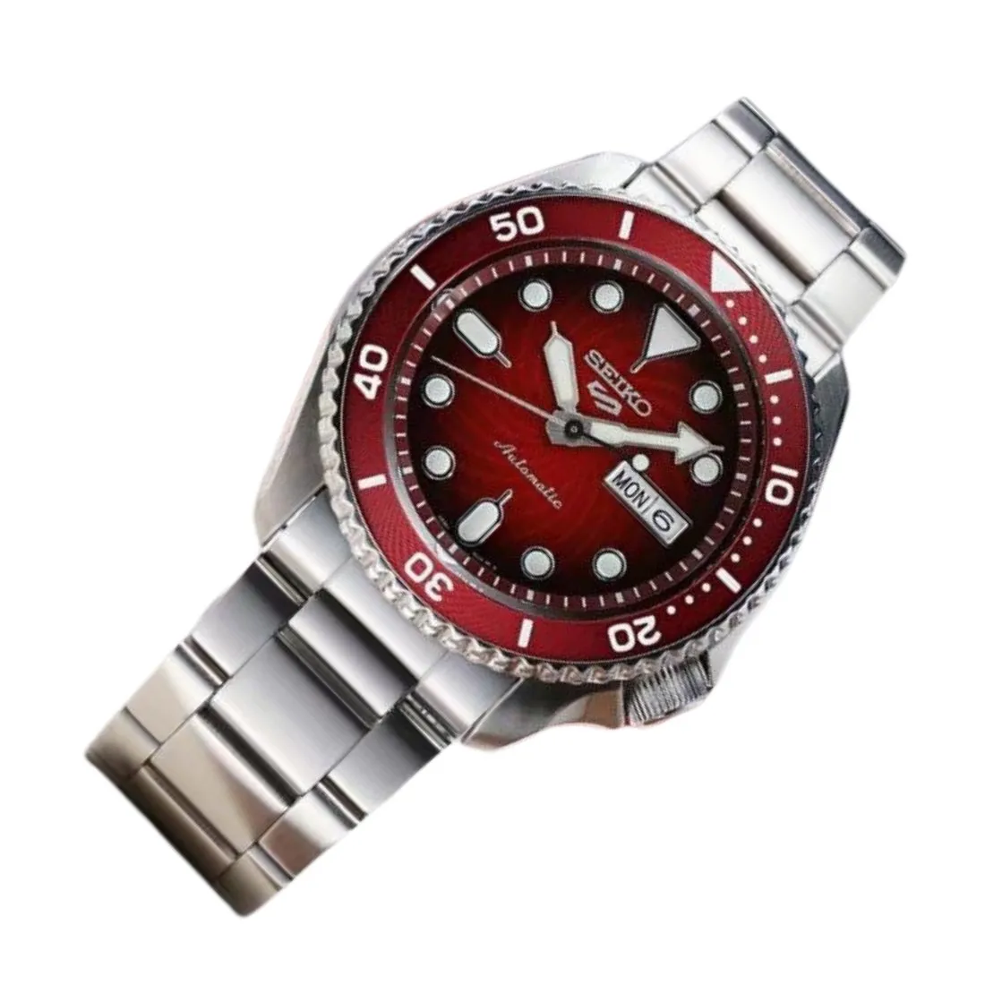 Seiko 5 Sports SRPK63K1 SRPK63 SRPK63 Automatic Red Dial Watch