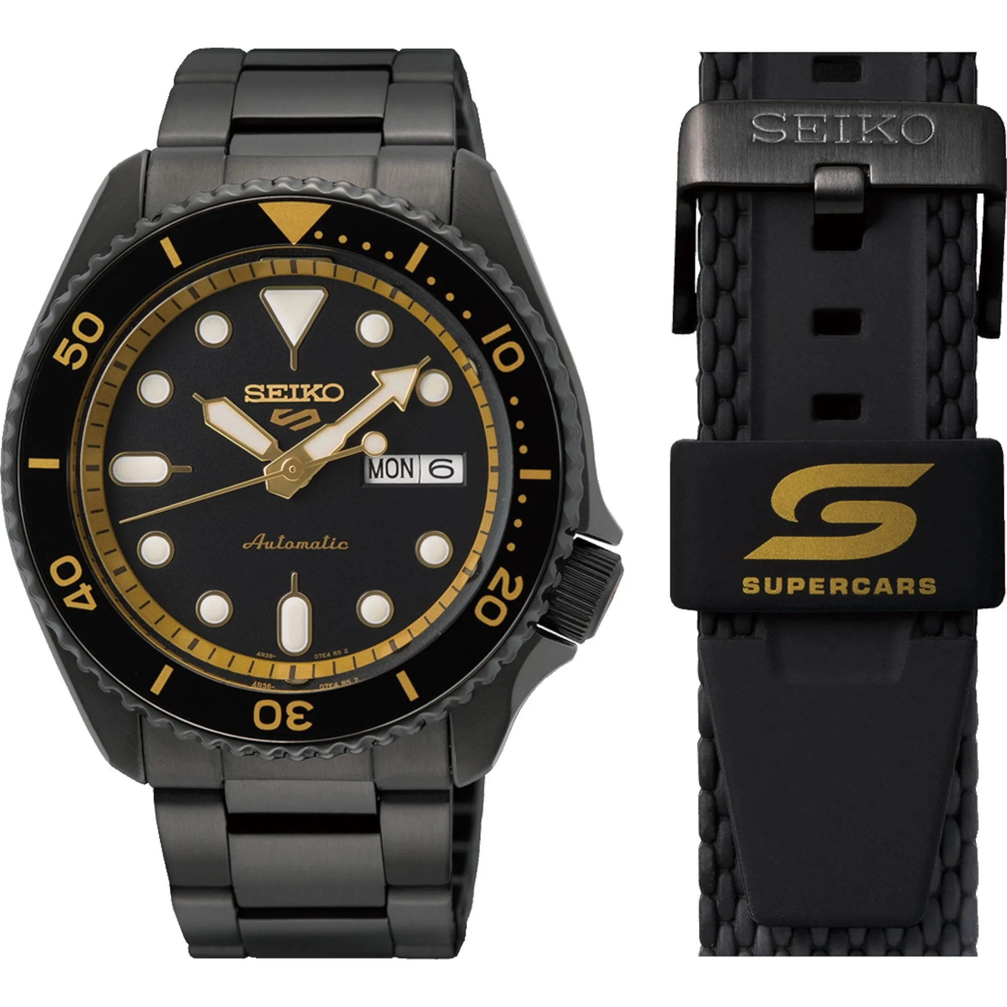 Seiko 5 Sports Supercars SRPJ01K SRPJ01 SRPJ01K1 Limited Edition Watch