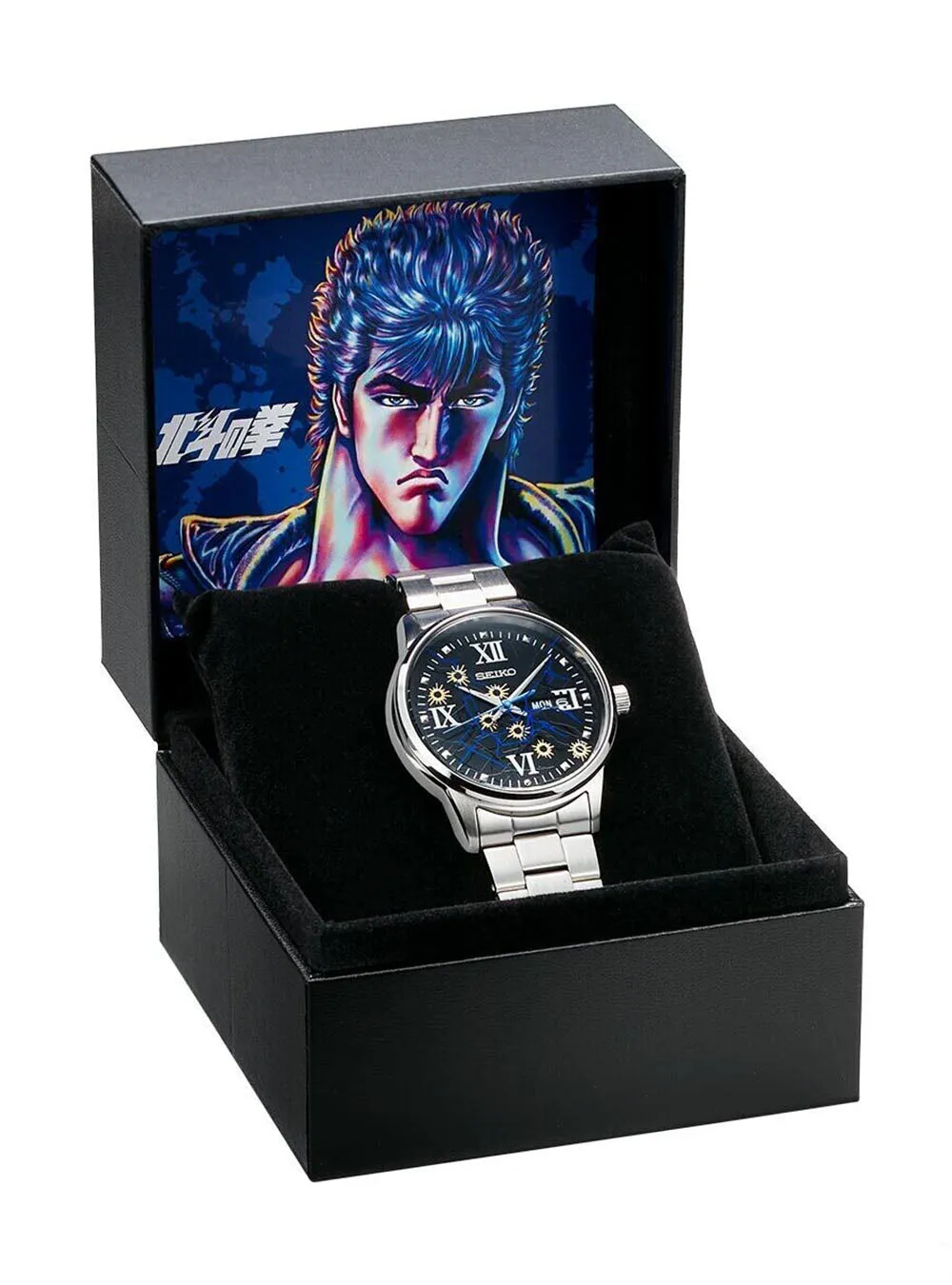 SEIKO × FIST OF THE NORTH STAR 40TH ANNIVERSARY WATCH LIMITED EDITION MADE IN JAPAN