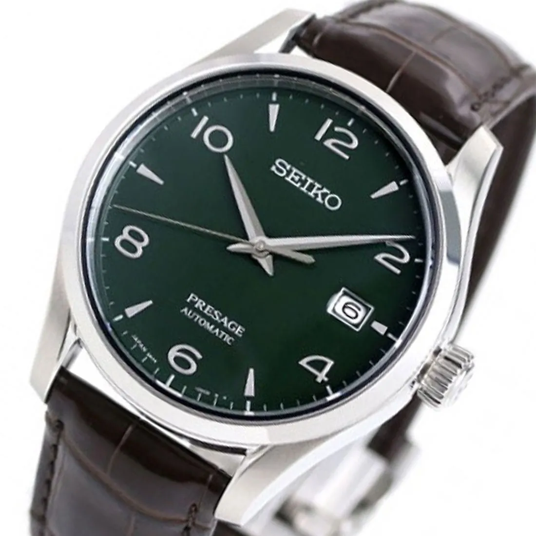 Seiko Japan Presage SPB111 SPB111J1 Limited Edition Green Enamel Watch