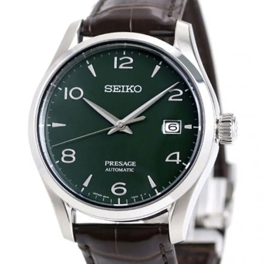 Seiko Japan Presage SPB111 SPB111J1 Limited Edition Green Enamel Watch