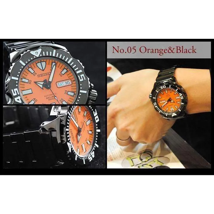 SEIKO NIGHT MONSTER JAPAN SERIES MEN WATCHES (Limited Model) SZEN002-SZEN006-SZEN007-SZEN009-SZEN010