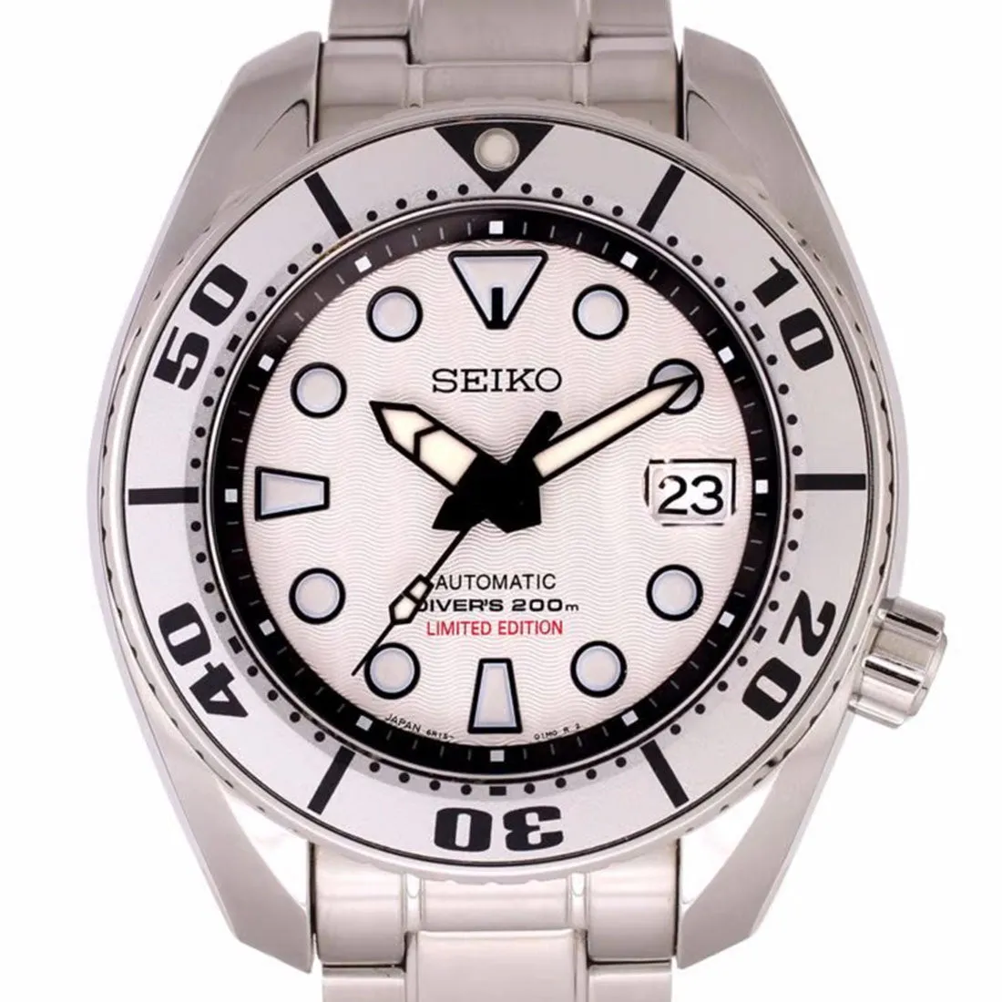 Seiko Prospex Silver Sumo Thailand SPB029 SPB029J1 SPB029J Limited Edition Divers Watch