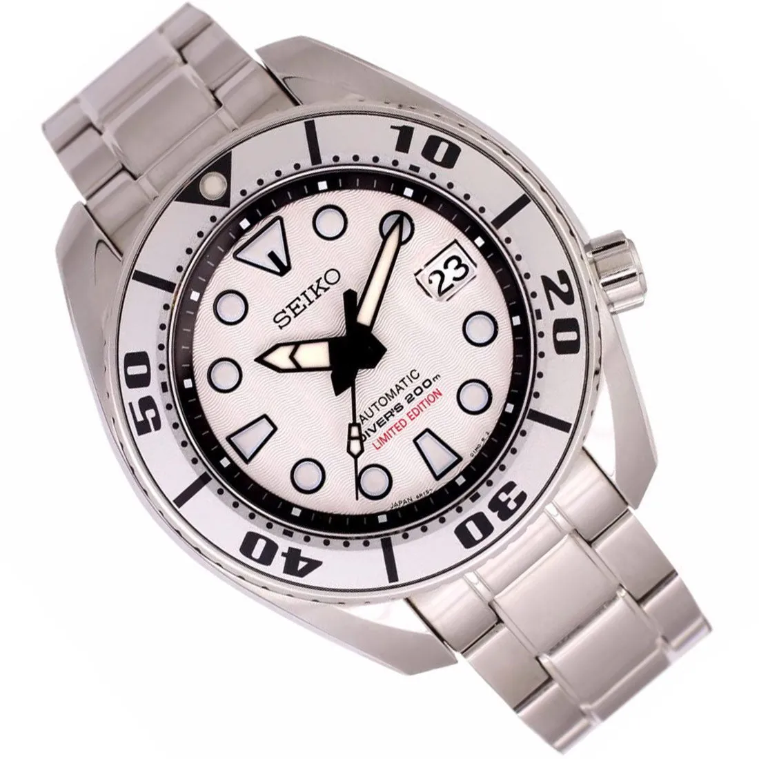 Seiko Prospex Silver Sumo Thailand SPB029 SPB029J1 SPB029J Limited Edition Divers Watch
