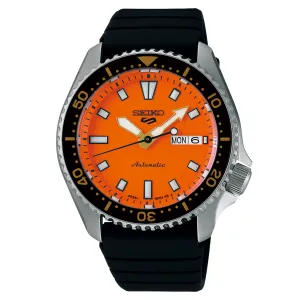 Seiko SRPL89K1: Modern Automatic Sports Watch in Orange