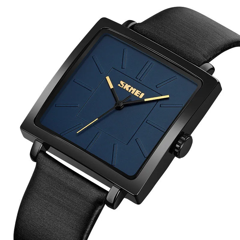 SKMEI 2032 Minimalist Watch for Men w/ Leather Band