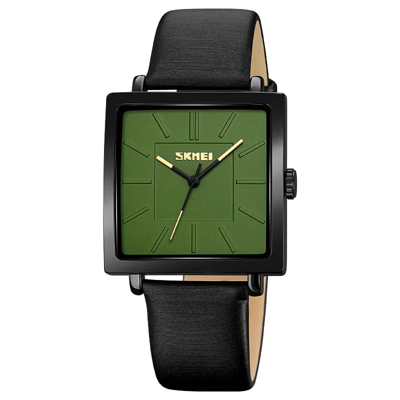 SKMEI 2032 Minimalist Watch for Men w/ Leather Band
