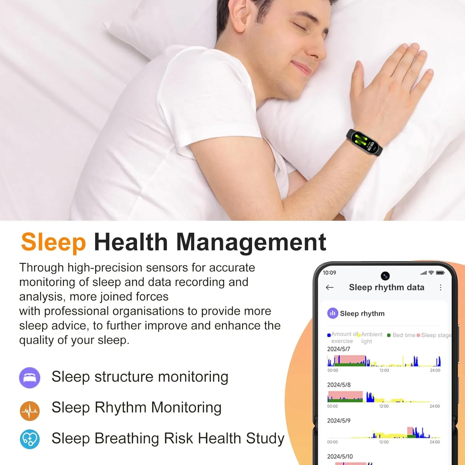 Smart Watch M8 Band - Black