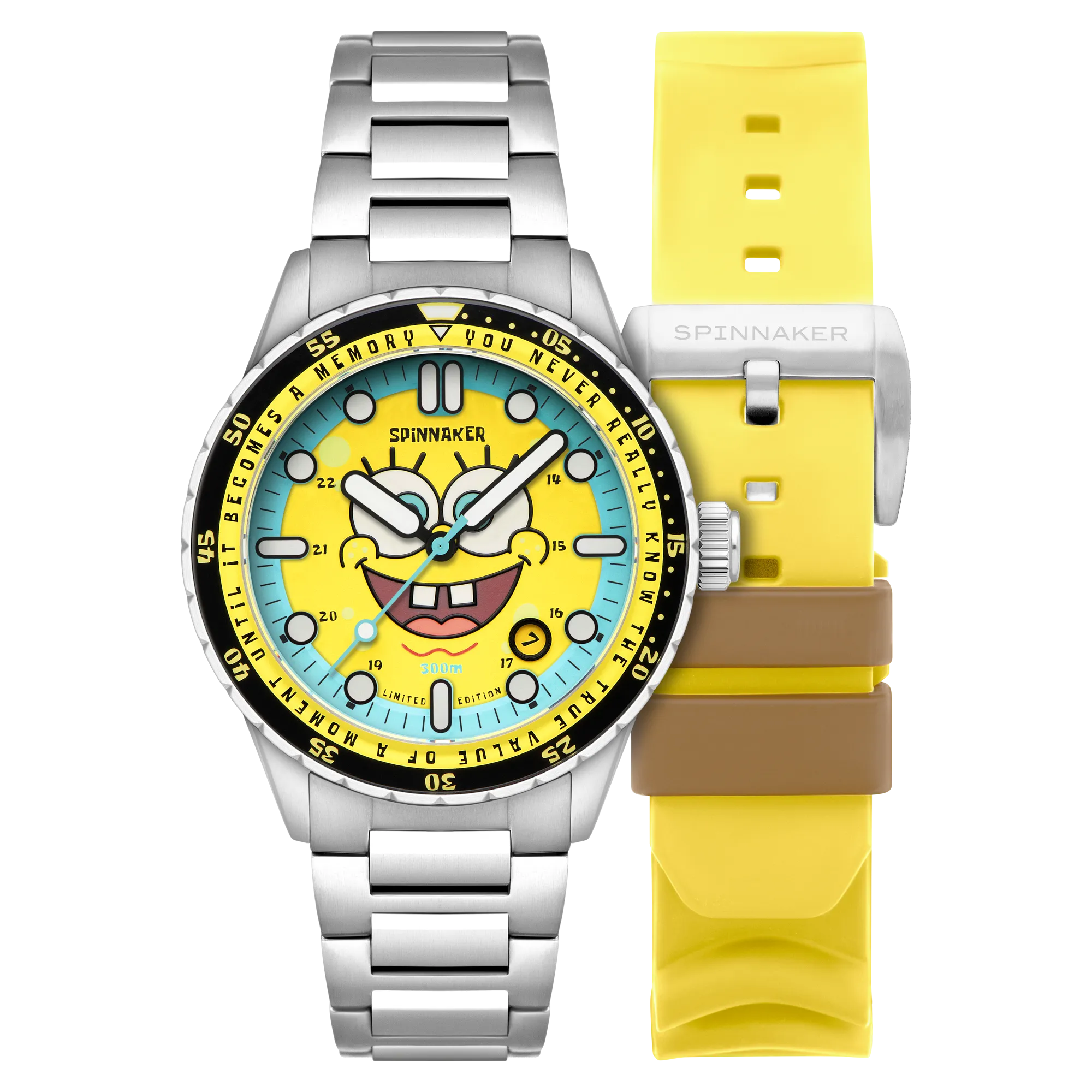 Spinnaker SpongeBob Yellow Hass Automatic Spongebob Squarepants 25th Limited Edition SP-5138-11