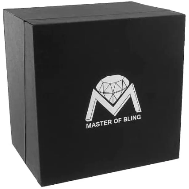 Stainless Steel 41MM Moissanite Dial Mens Watch