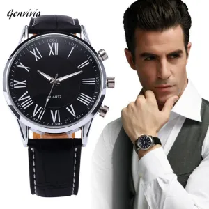 Stainless steel Analog Quartz Men's Wrist Watch