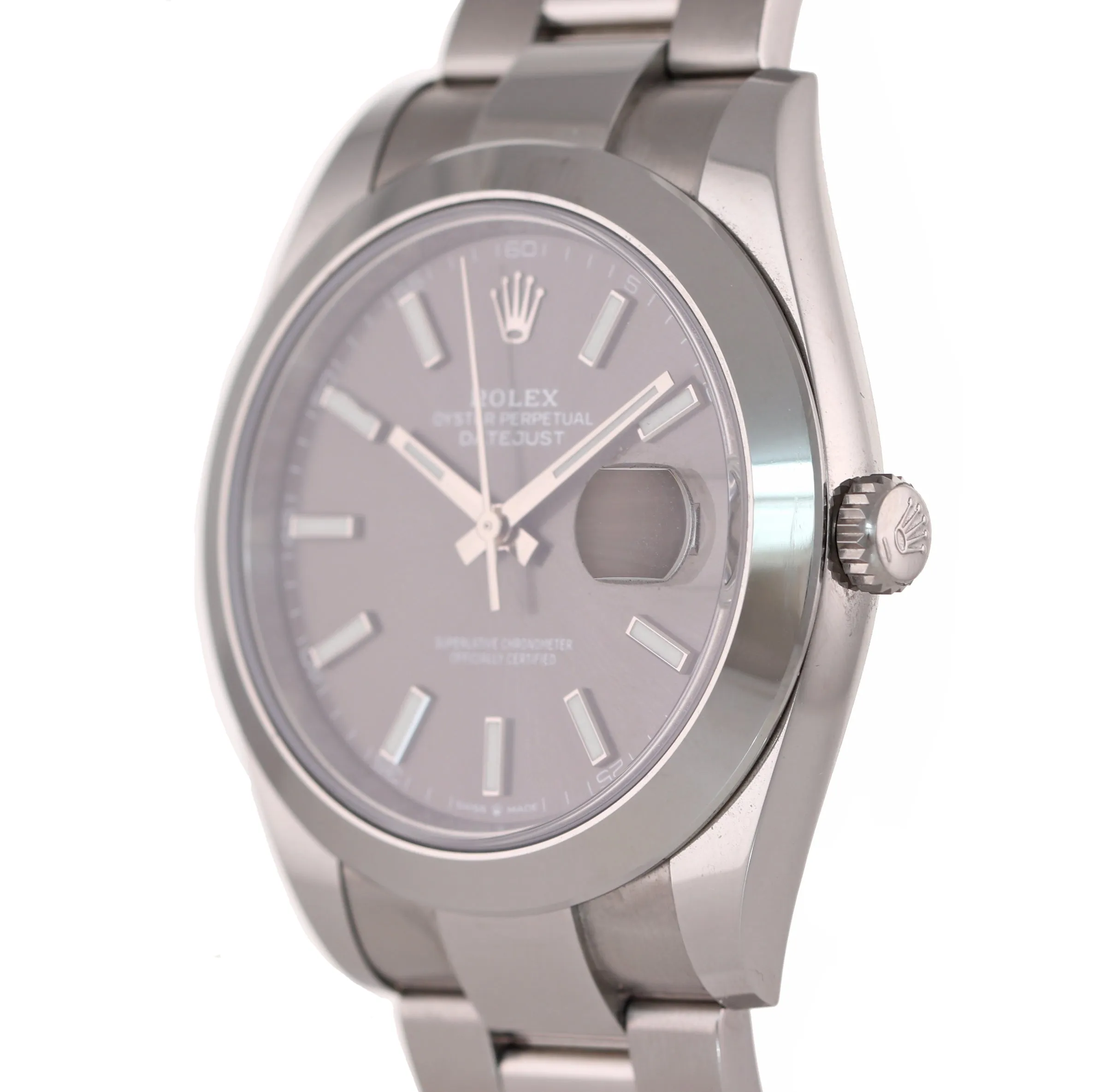 STICKERS 2020 PAPERS Rolex DateJust 41 Steel 126300 Rhodium Oyster Watch Box