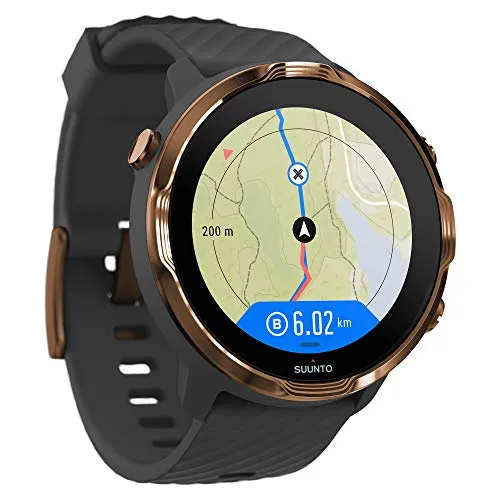 SUUNTO 7 Graphite Copper, GPS Versatile Sports Watch with Google Wear OS, 24x7 Activity and Sleep Tracking