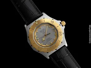 TAG Heuer 3000 Mens Full Size Quartz Divers Watch, 934.206 - Stainless Steel & 18K Gold Plated