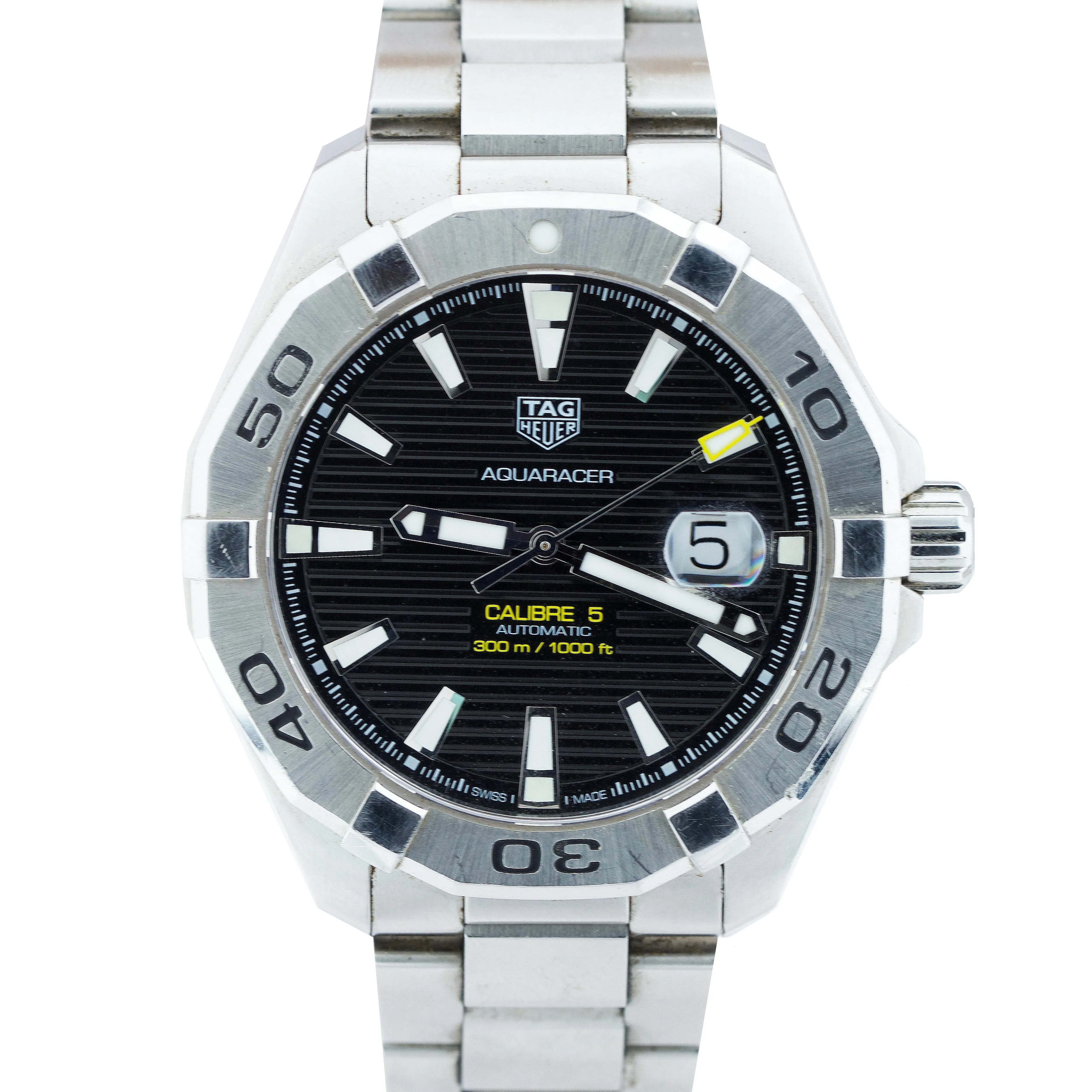 TAG Heuer Aquaracer Automatic 43mm Watch WAY2010.BA0927 BOX PAPERS