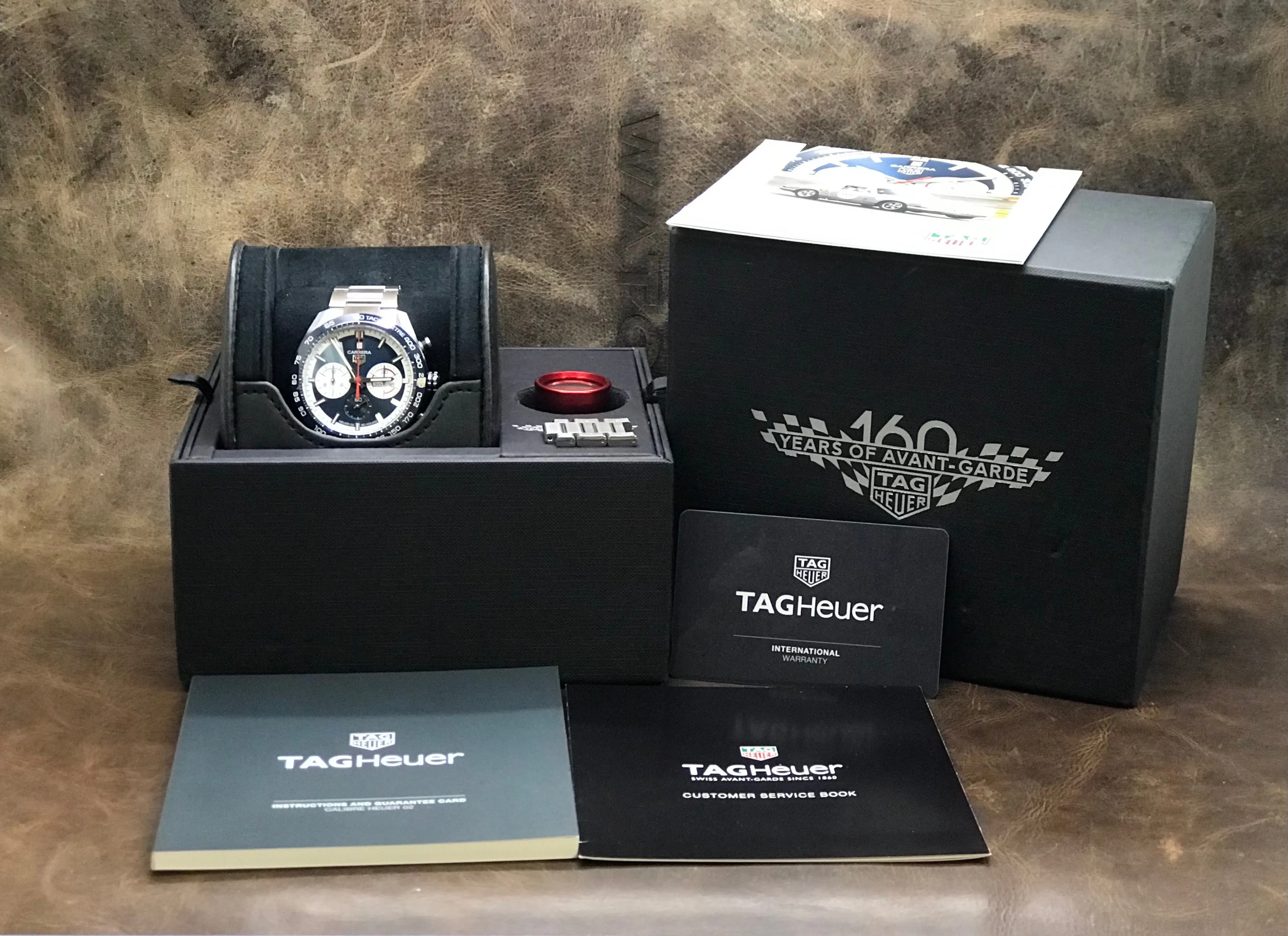 TAG Heuer Carrera Ann. 160th Limited Edition CBN2A1E.BA0643 Blue Dial Automatic Men's Watch