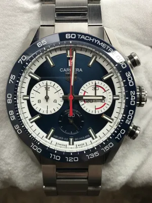 TAG Heuer Carrera Ann. 160th Limited Edition CBN2A1E.BA0643 Blue Dial Automatic Men's Watch