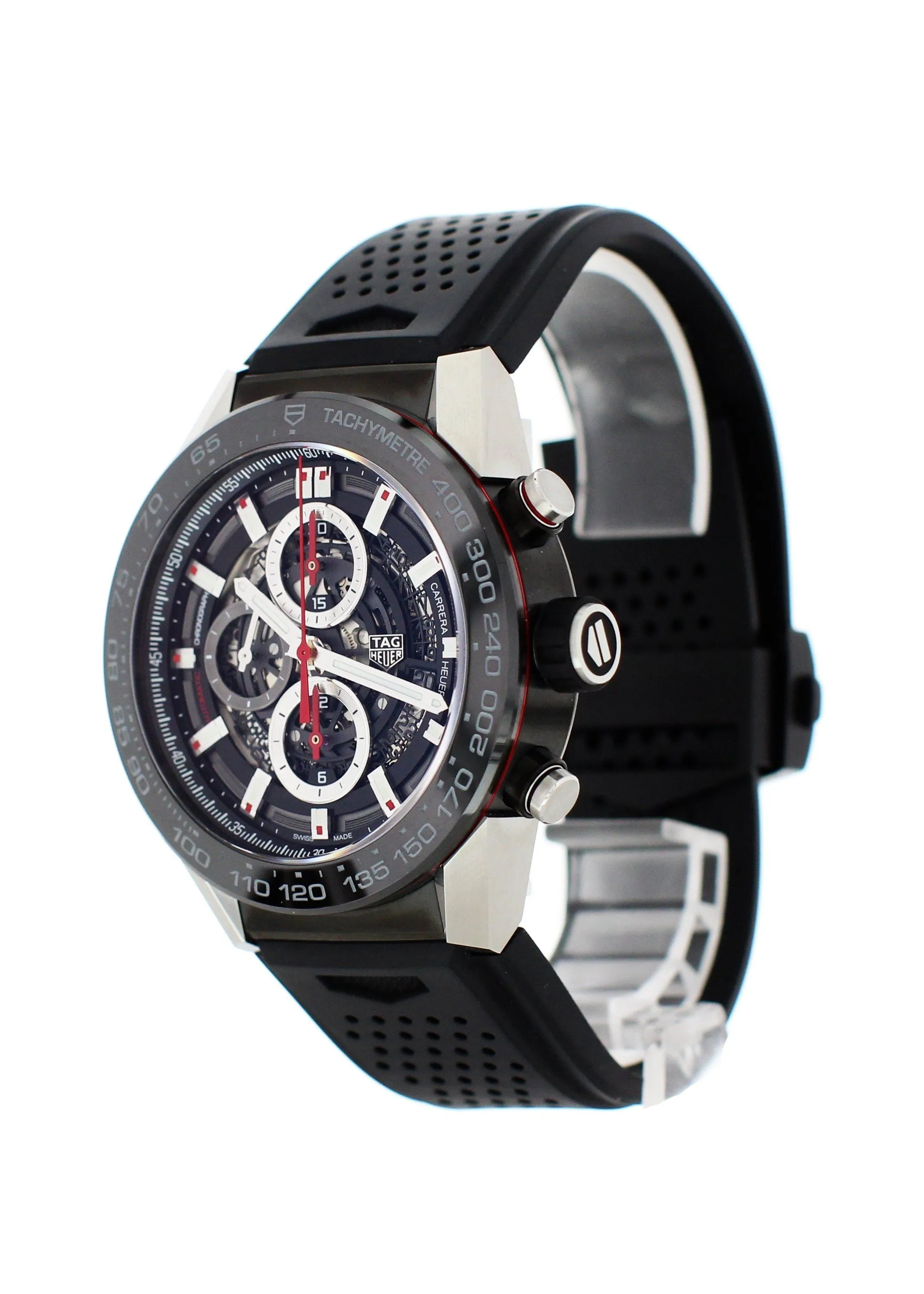 Tag Heuer Carrera Calibre Heuer 01 CAR2A1Z.FT6044 Skeleton Dial Men's Watch
