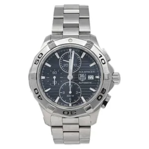 Tag Heuer Men's Aquaracer Automatic Chronograph Stainless Steel 42mm Black Stick Dial Watch Reference #: CAP2110.BA0833
