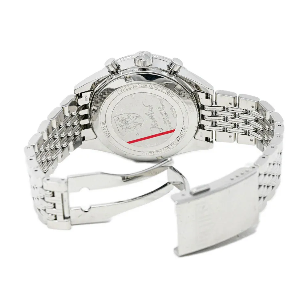 Tag Heuer Men's Autavia Stainless Steel 42mm Silver Chronograph Dial Watch Reference #: CBE2111.BA0687