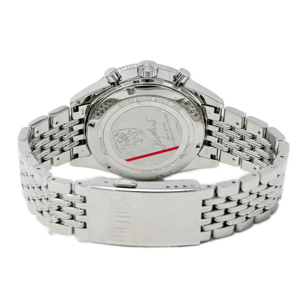 Tag Heuer Men's Autavia Stainless Steel 42mm Silver Chronograph Dial Watch Reference #: CBE2111.BA0687
