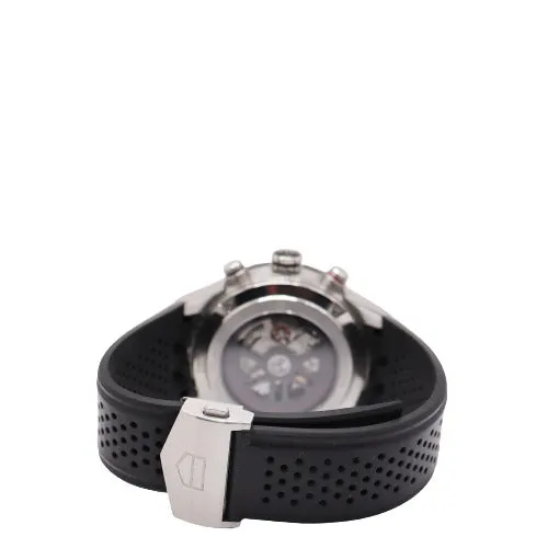 Tag Heuer Men's Carrera Calibre Heuer 01 Stainless Steel 43mm Skeleton Chronograph Dial Watch Ref# CAR201V.FT6046