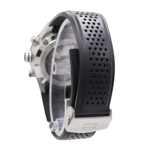 Tag Heuer Men's Carrera Calibre Heuer 01 Stainless Steel 43mm Skeleton Chronograph Dial Watch Ref# CAR201V.FT6046