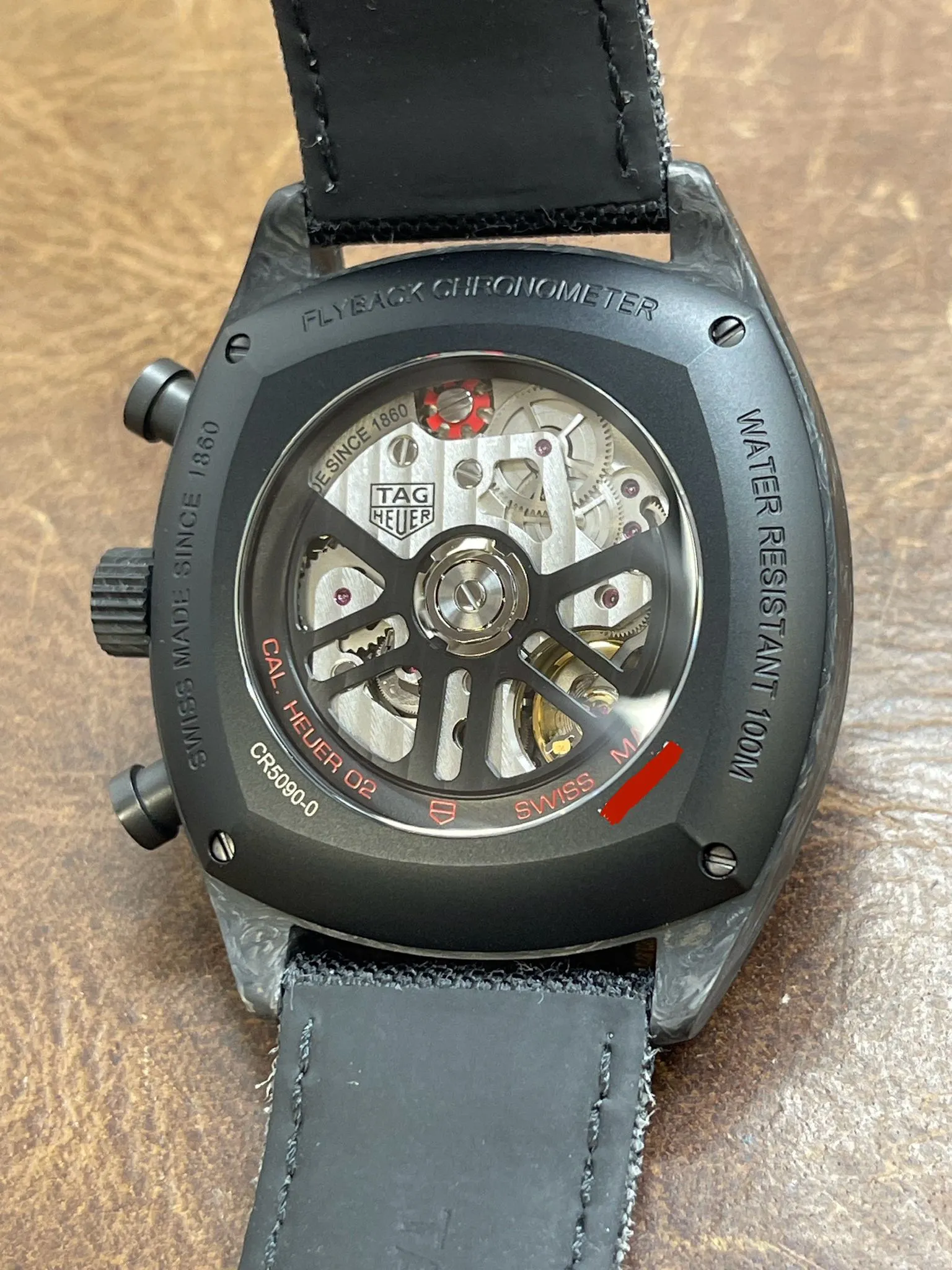 TAG Heuer Monza Carbon Flyback Chronometer Skeleton CR5090 Grey Dial Automatic Men's Watch