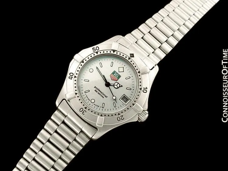 Tag Heuer Professional 2000 Mens Diver Watch, WE1211R - Stainless Steel