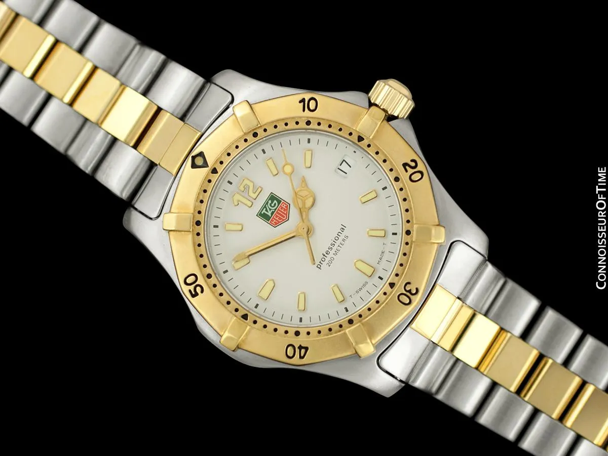TAG Heuer Professional 2000 Mens Diver Watch, WK1220 - Stainless Steel & 18K Gold Plated