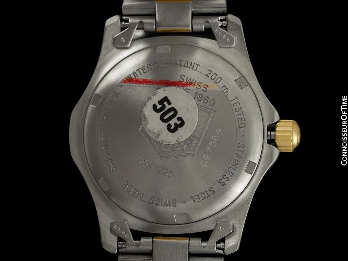 TAG Heuer Professional 2000 Mens Diver Watch, WK1220 - Stainless Steel & 18K Gold Plated