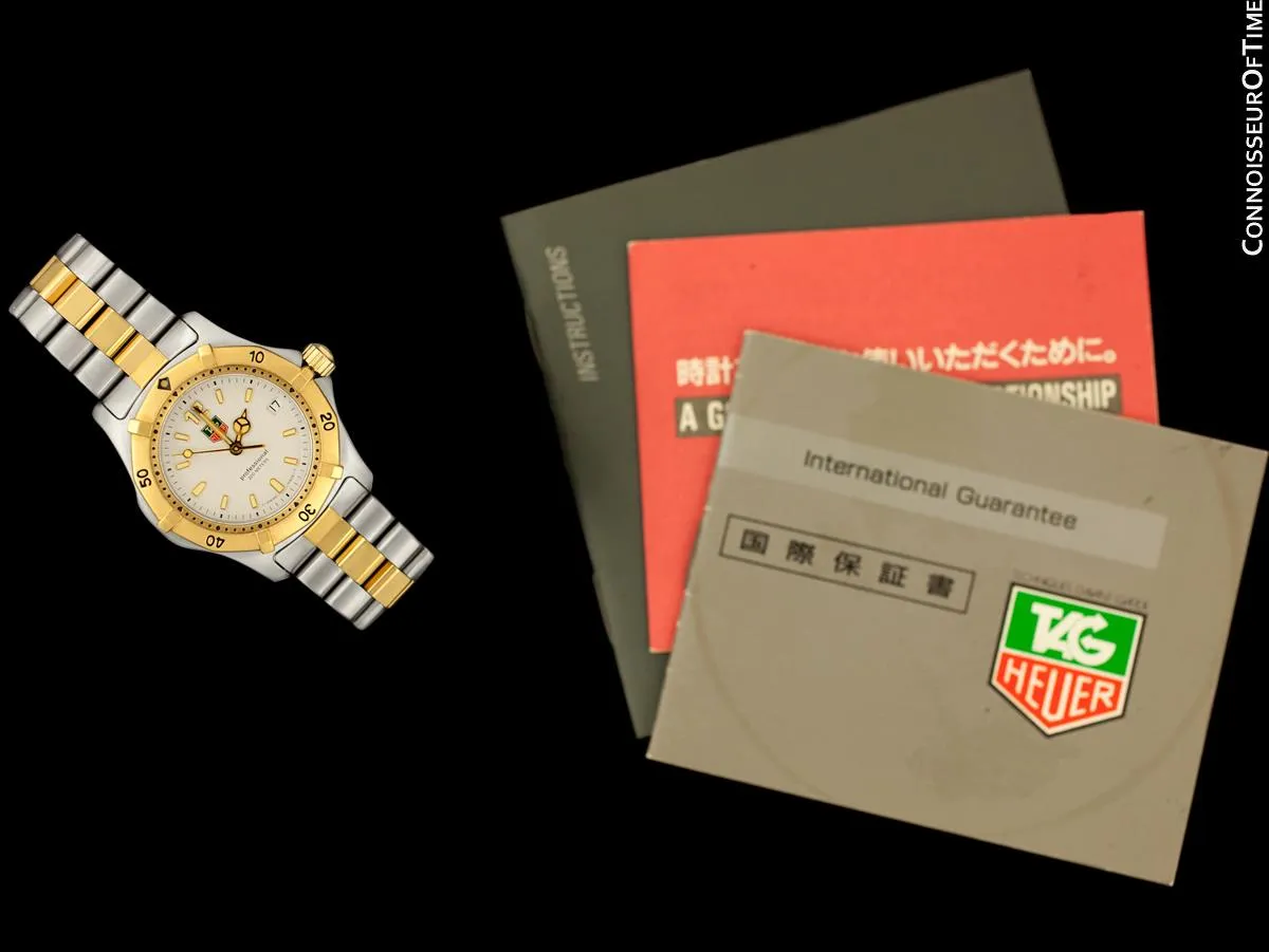 TAG Heuer Professional 2000 Mens Diver Watch, WK1220 - Stainless Steel & 18K Gold Plated